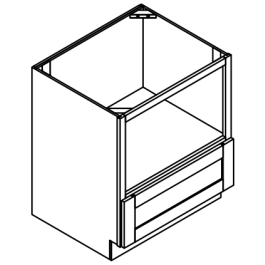 Base Microwave Cabinet