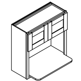 Wall Built In Microwave Cabinets