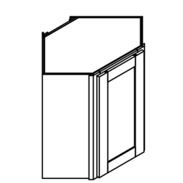 Wall Diagonal Cabinets