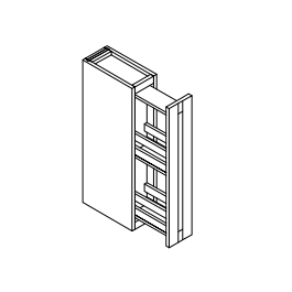 Wall Spice Pullout Cabinet