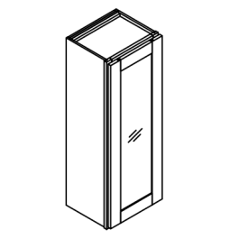 42″ High One Door Wall Cabinets